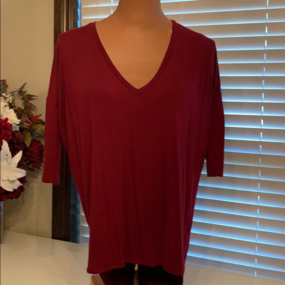 Maroon express T-shirt